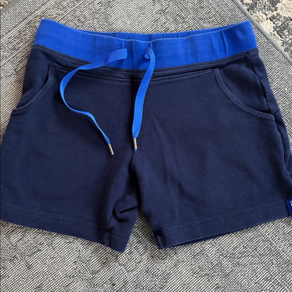 Code 22 blue knit shorts